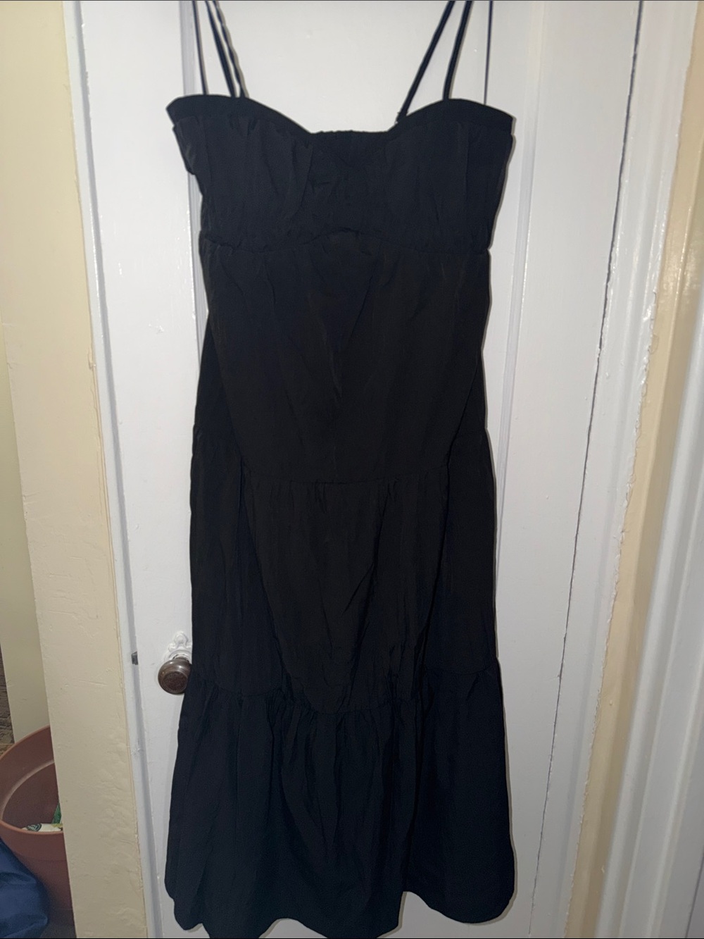 Black Spaghetti-Strap Summer Dress - Classic Women's Style
